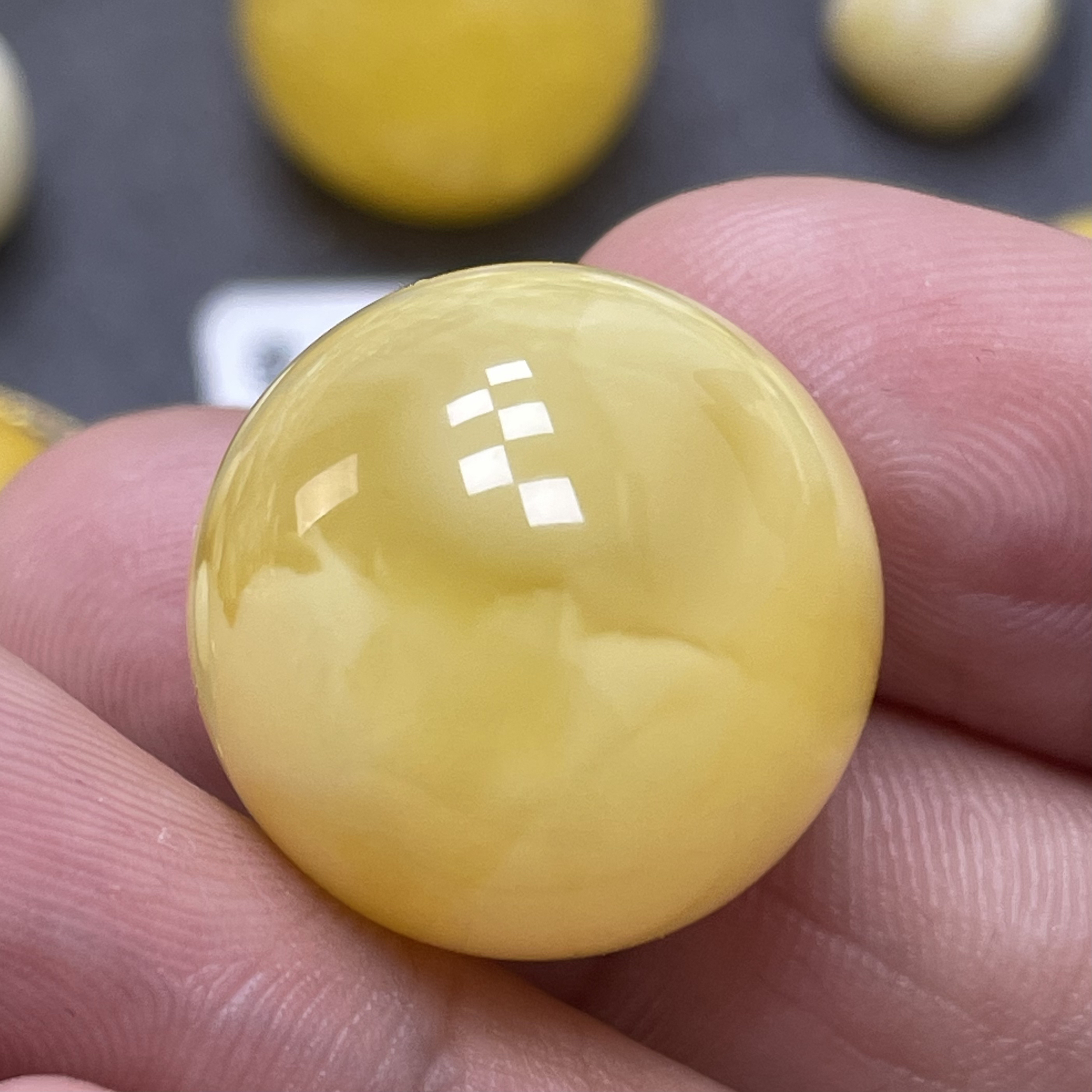 魔梵珠宝｜19.1mm俄料天然蜜蜡 蜜蜡妖花