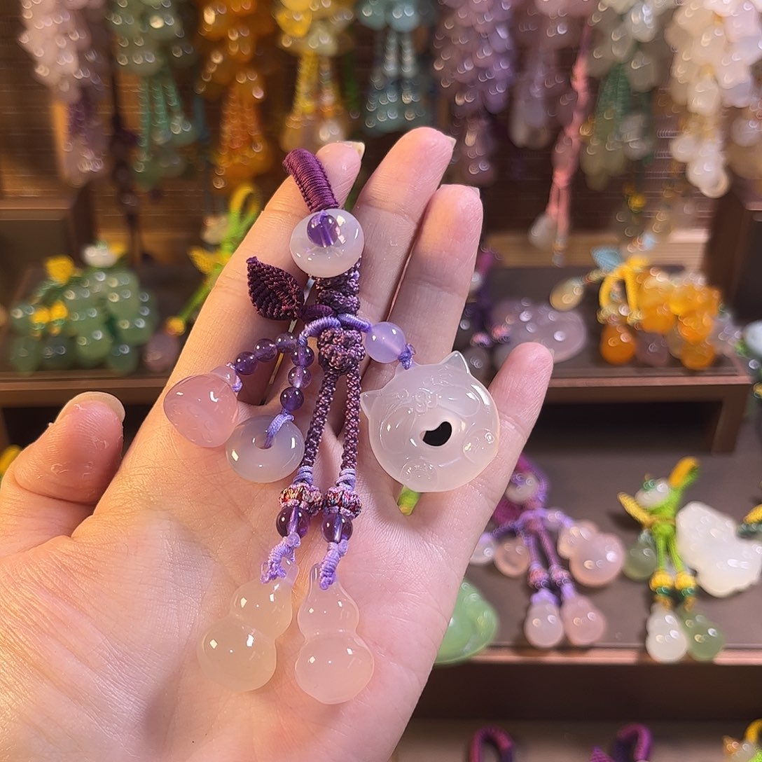 玛瑙/玉髓未镶嵌车挂