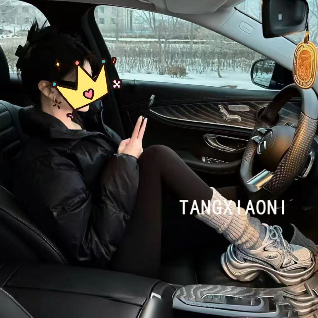 重磅加绒款【碳木黑】今年流行的一条不卡档的打底裤