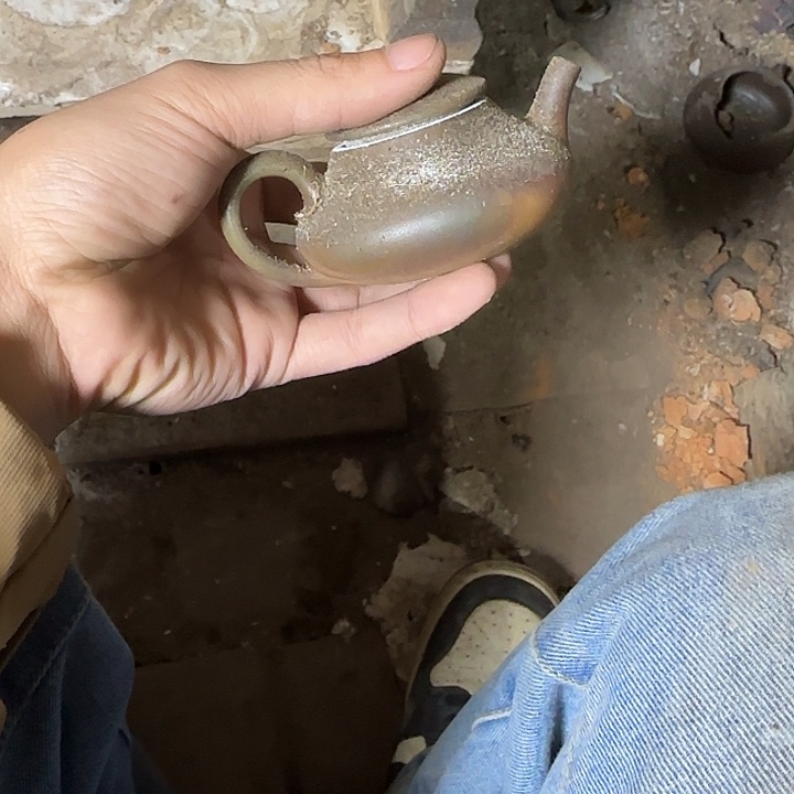 马***然紫泥茶壶坭兴陶龙窑