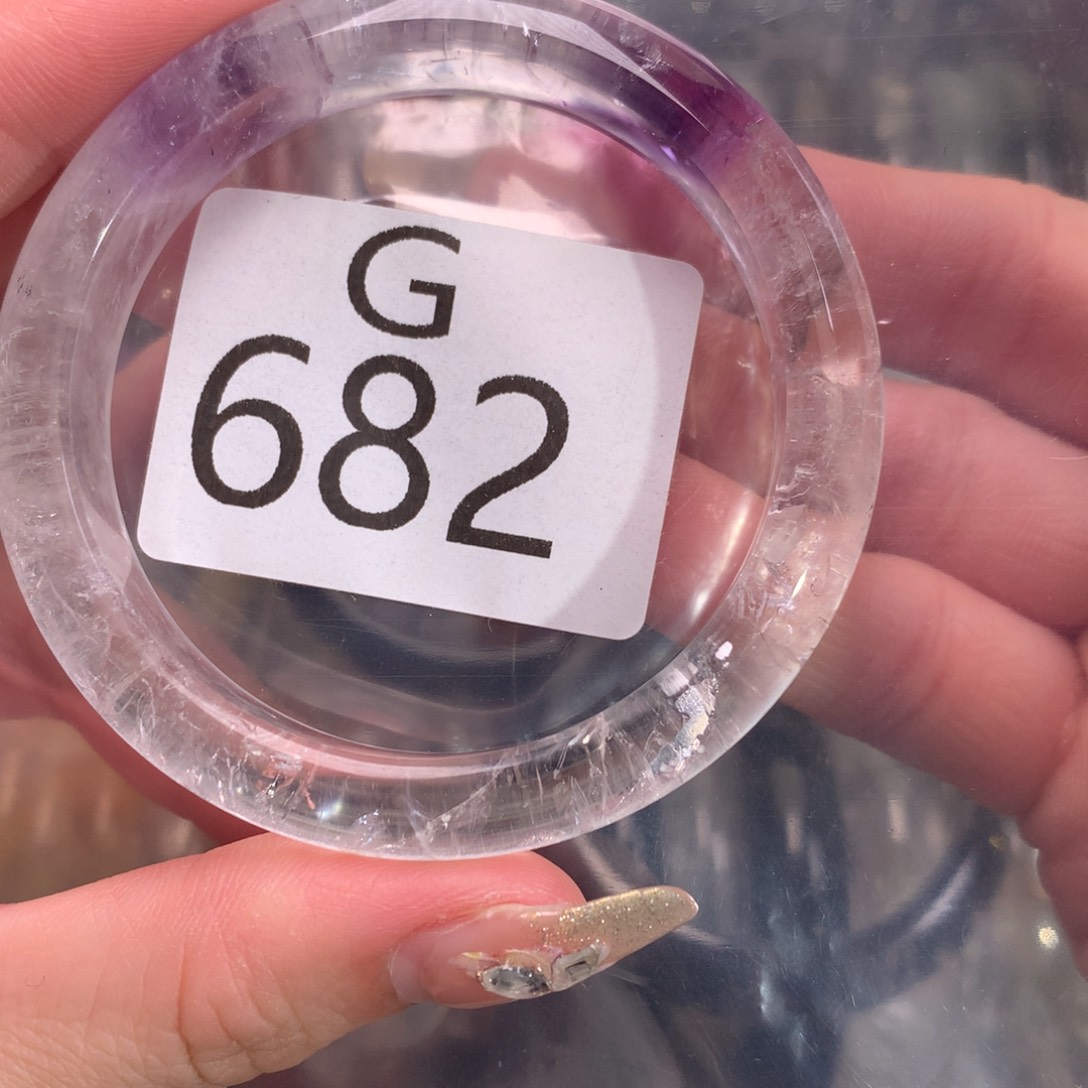 水晶手镯未镶嵌手镯682-50