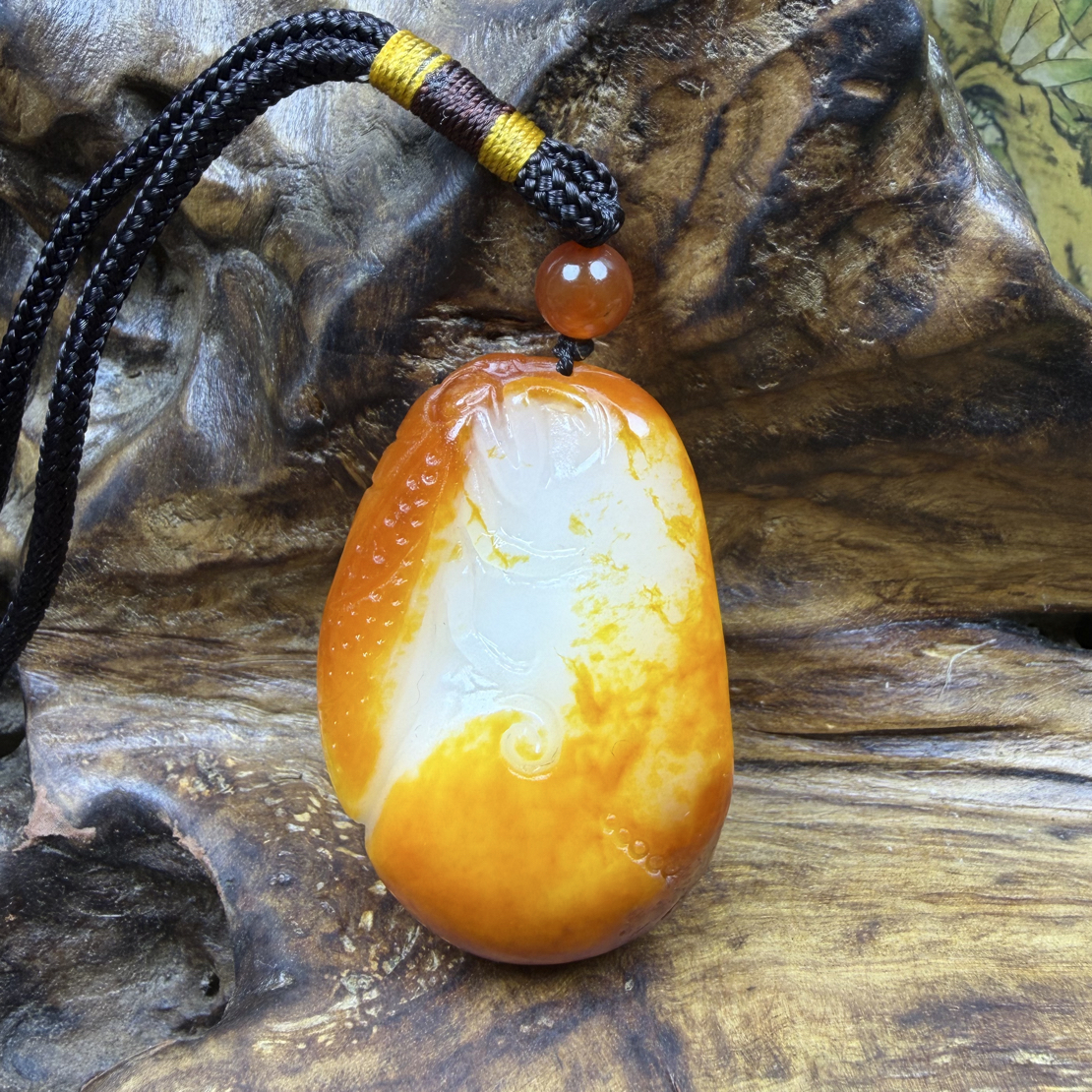 和田玉，51克.一鸣惊人.