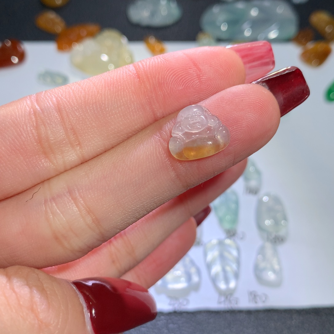 翡翠裸石天然a货翡翠佛公