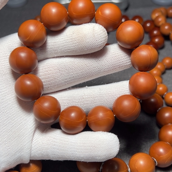 橄榄核手串/手链马*兵1.8文玩橄榄核正圆光珠手串