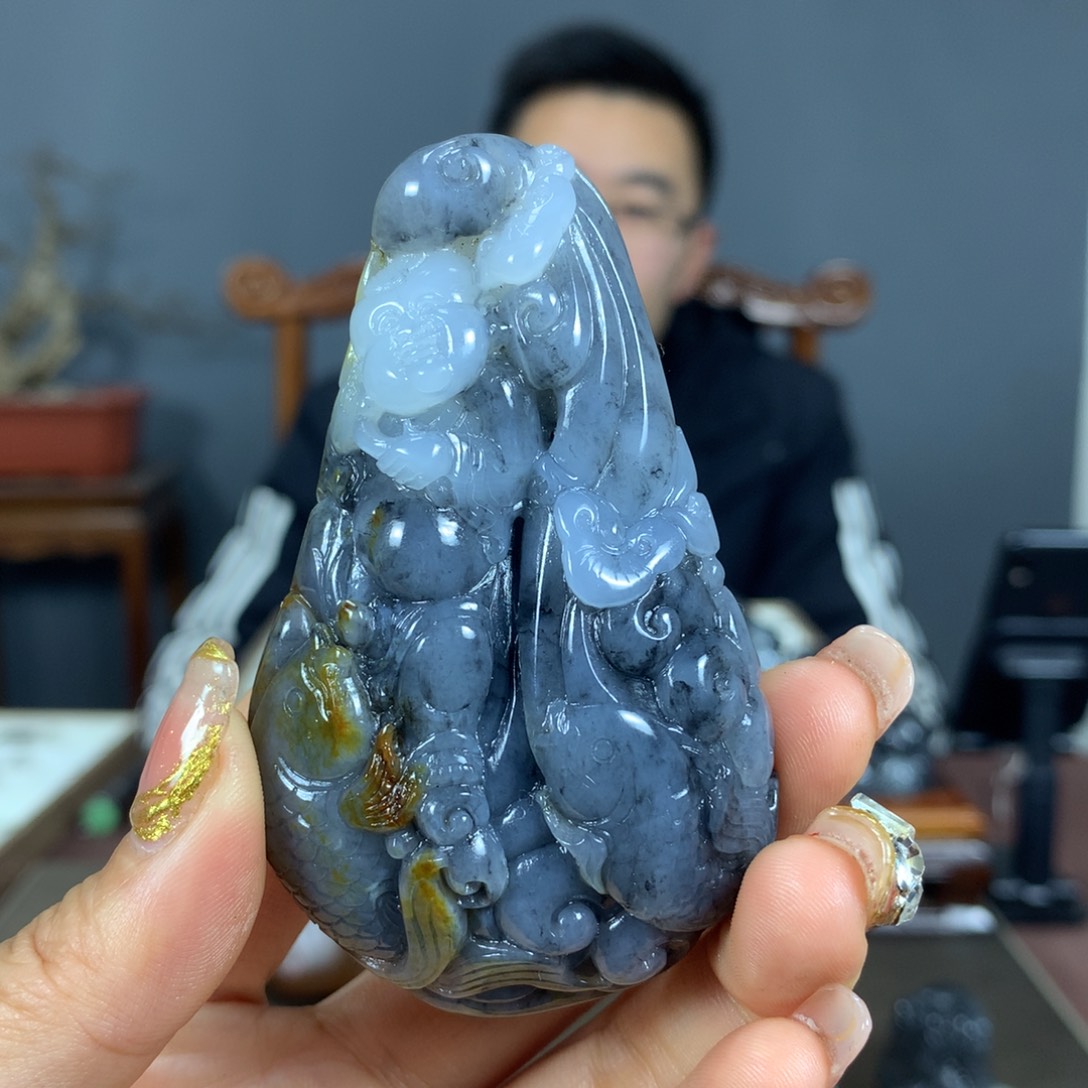 和田玉吊坠(不含链)未镶嵌