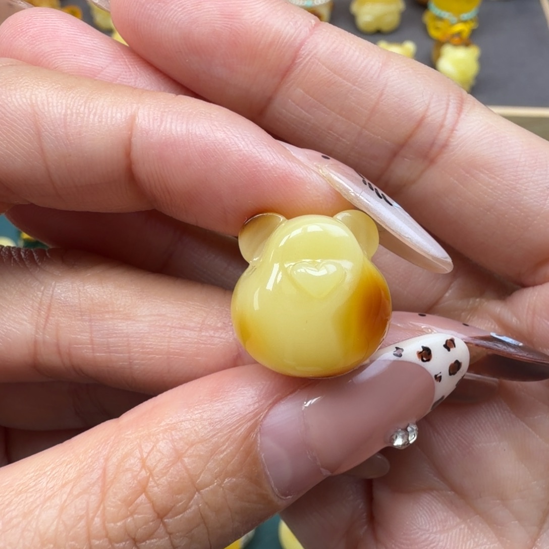 琥珀未镶嵌裸石蜜蜡