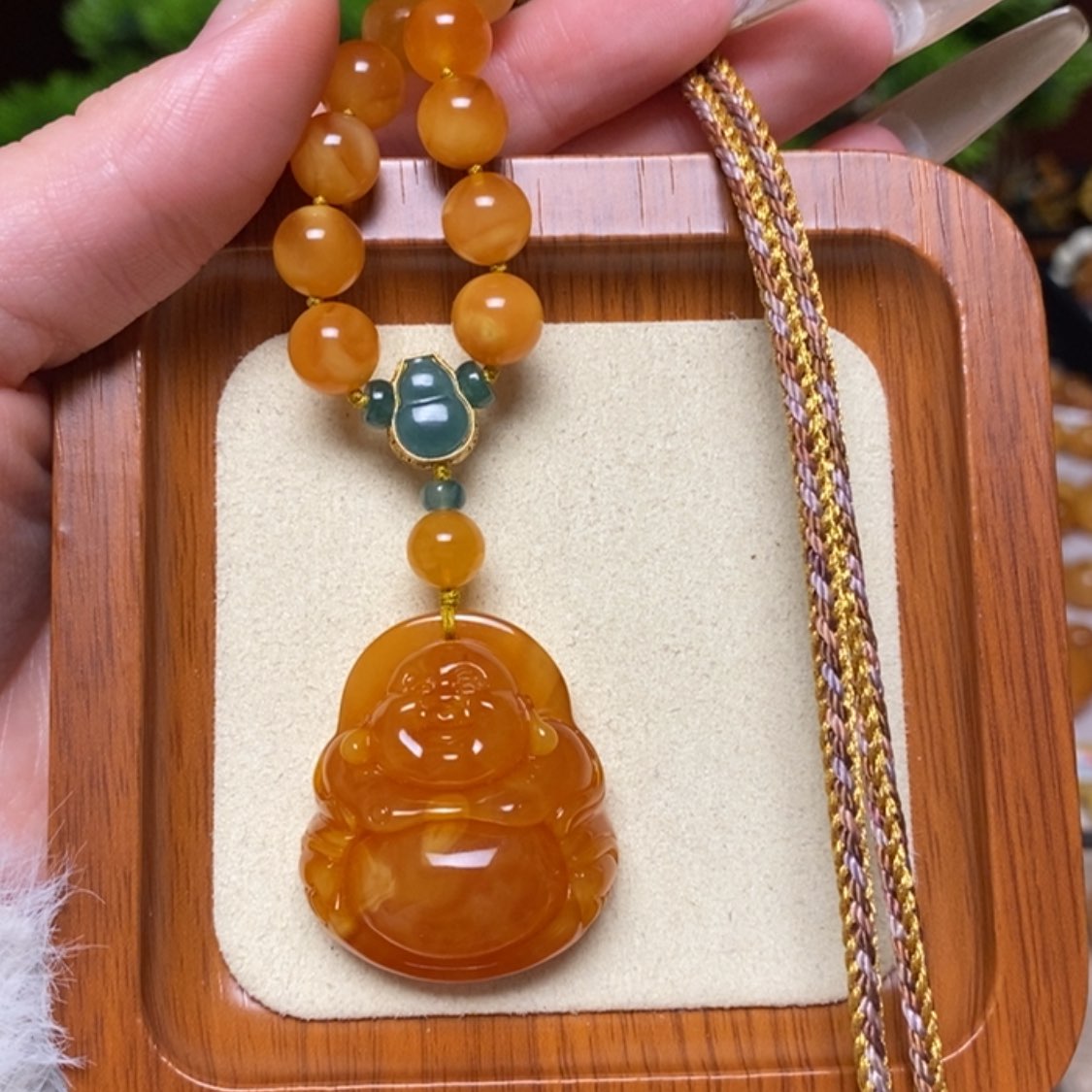 【闪购商品】蜜蜡颈饰未镶嵌项链