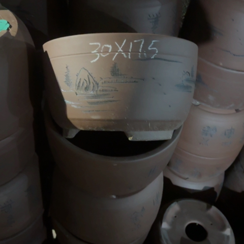 紫砂花盆60/2。30-17.5