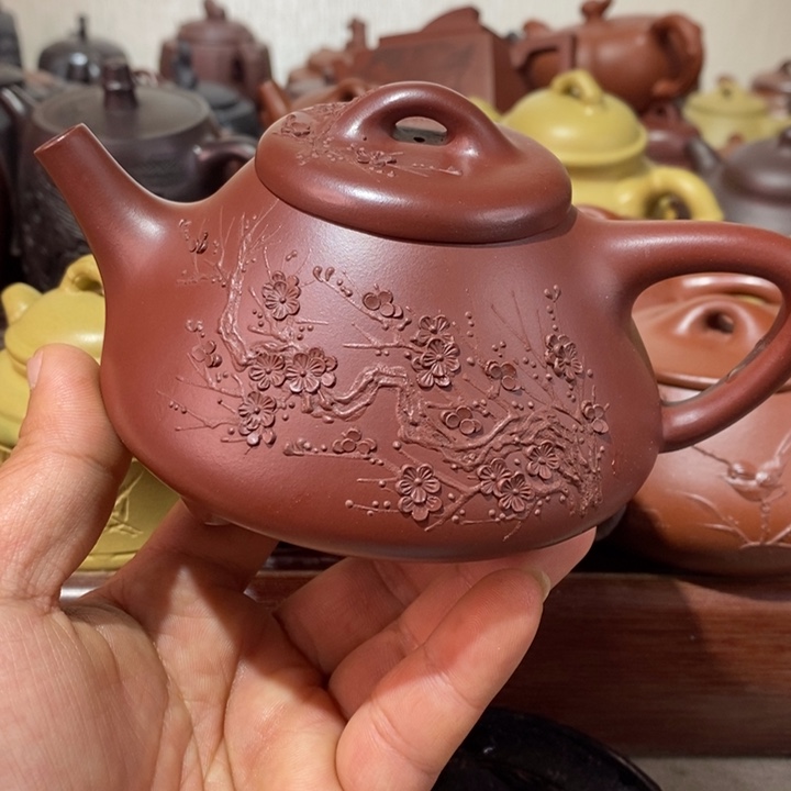 紫砂茶壶一***小微瑕处理