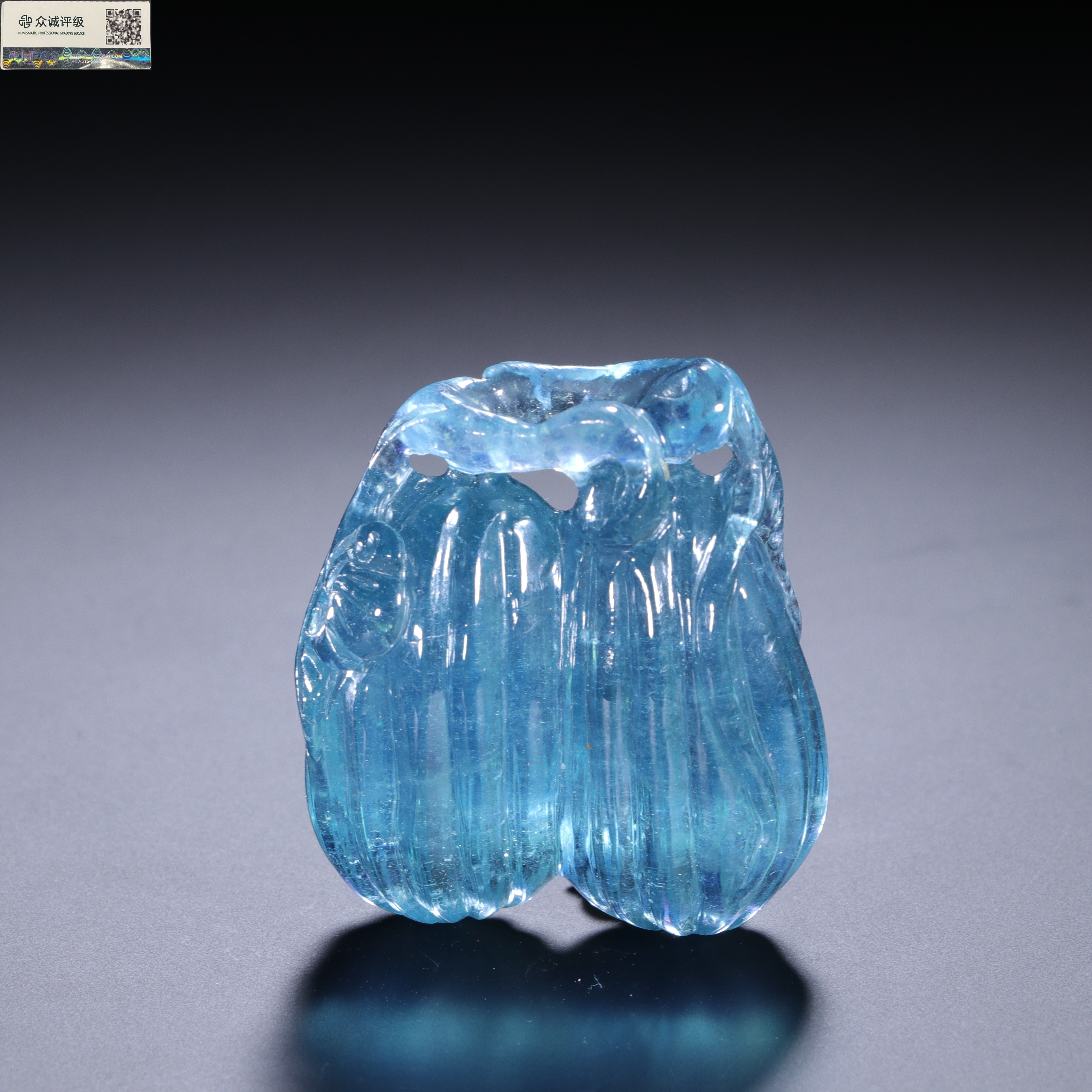 1218006/博古通今/集古藏今/海蓝宝吊坠/古董首饰