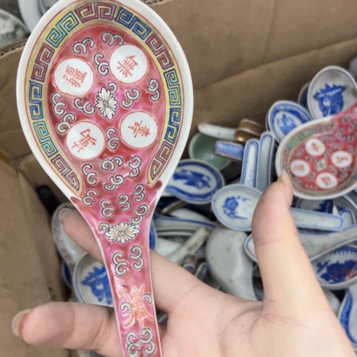景德镇陶瓷高温瓷大汤勺