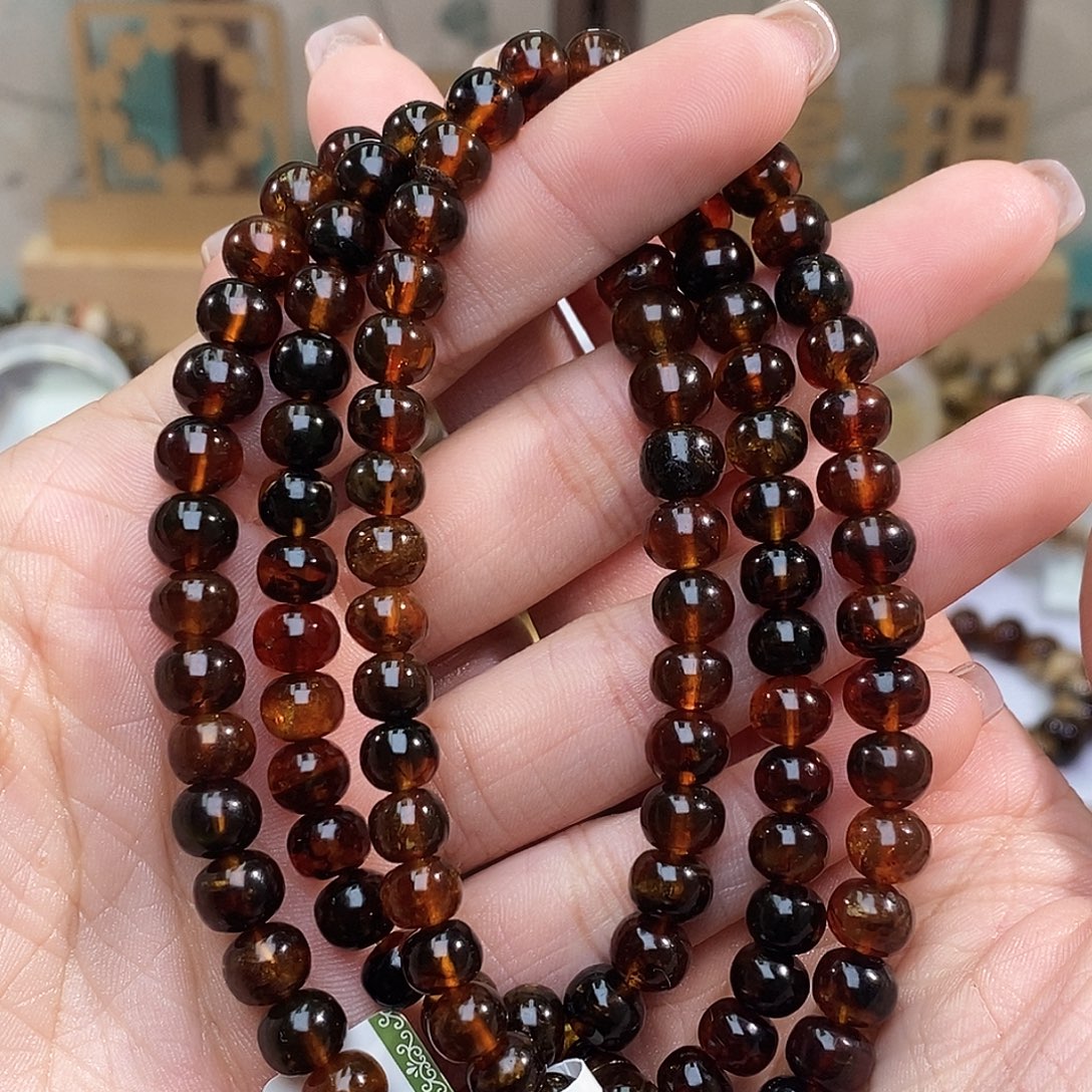 琥珀未镶嵌手链7➕