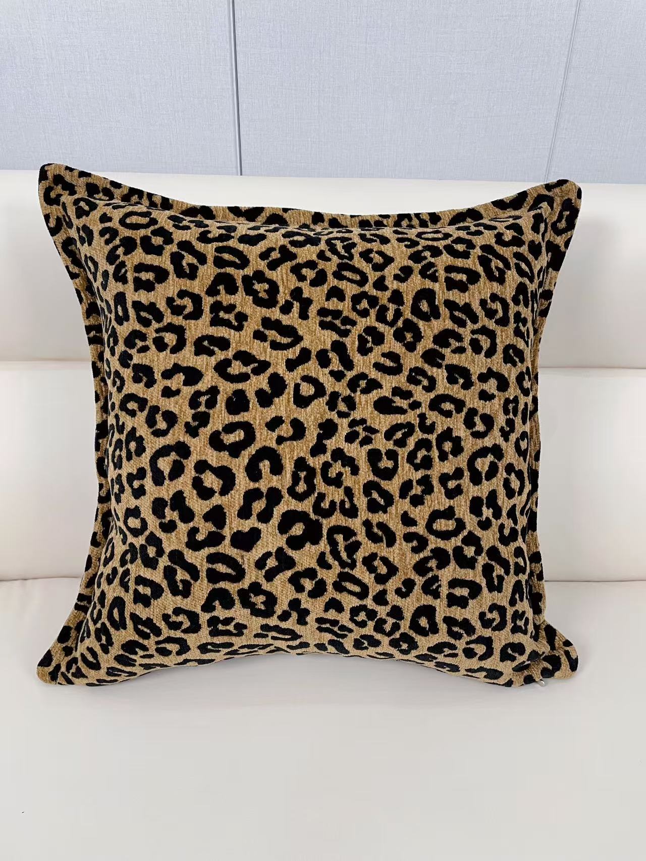 雪尼尔冰花绒家用沙发靠垫加厚靠背垫含芯