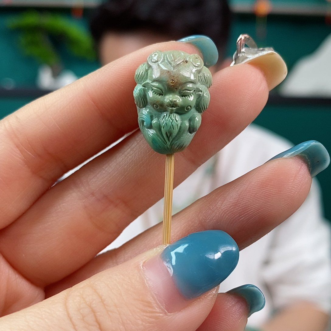 绿松石珠宝奇石未镶嵌