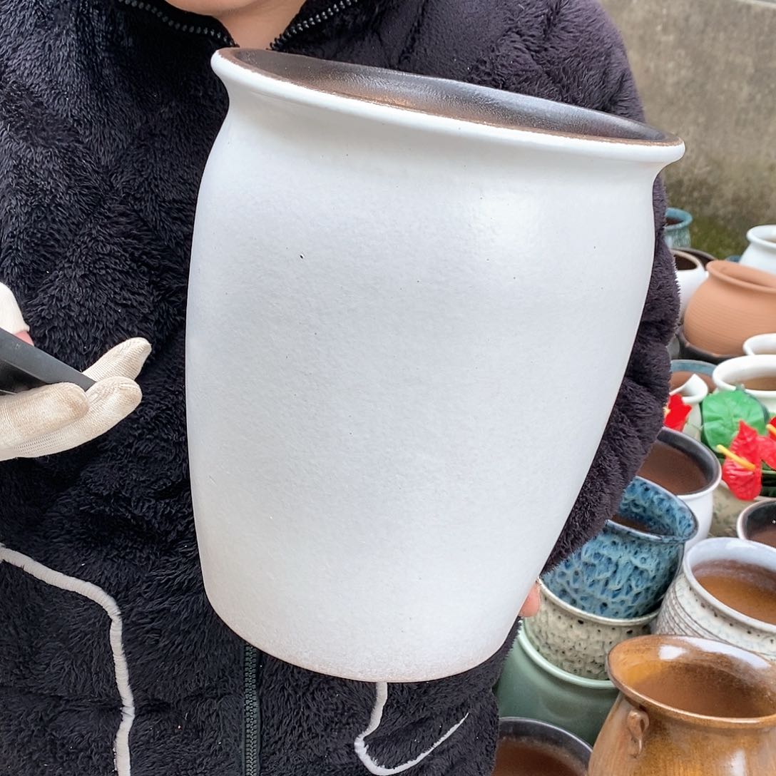 紫砂花盆正品口20高25