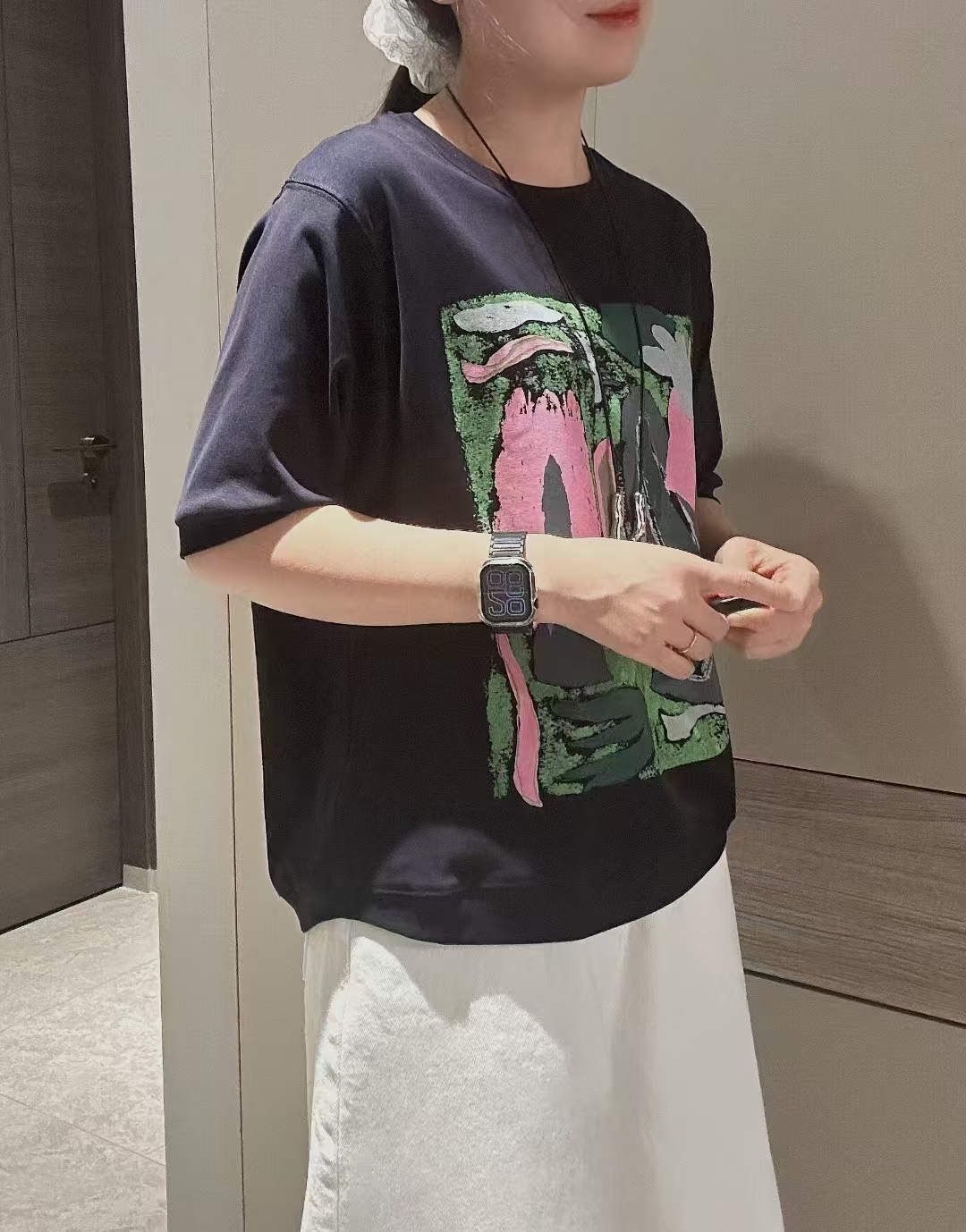 上海陈姐服饰夏季新款印花短袖