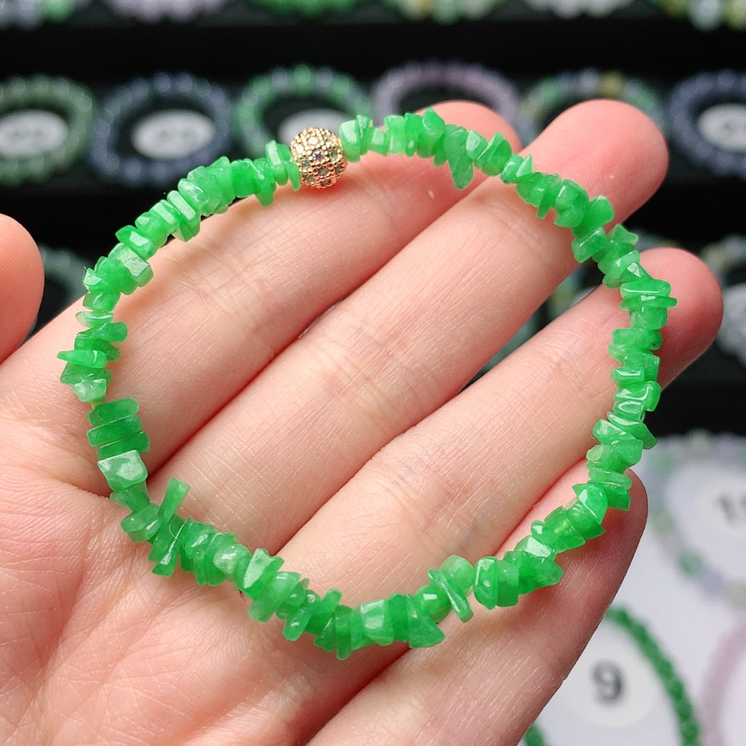 翡翠手链未镶嵌翡翠