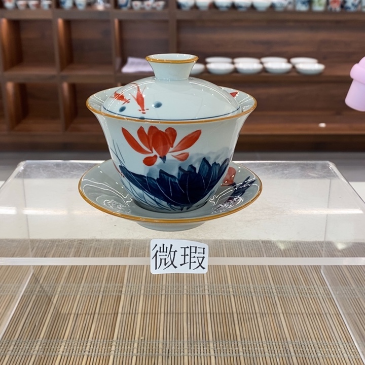 釉下老陶泥手工绘制