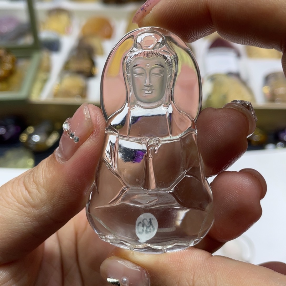 水晶颈饰未镶嵌阳**孩定制