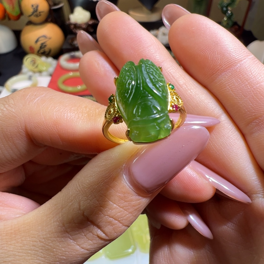 和田玉银S925镶嵌颈饰