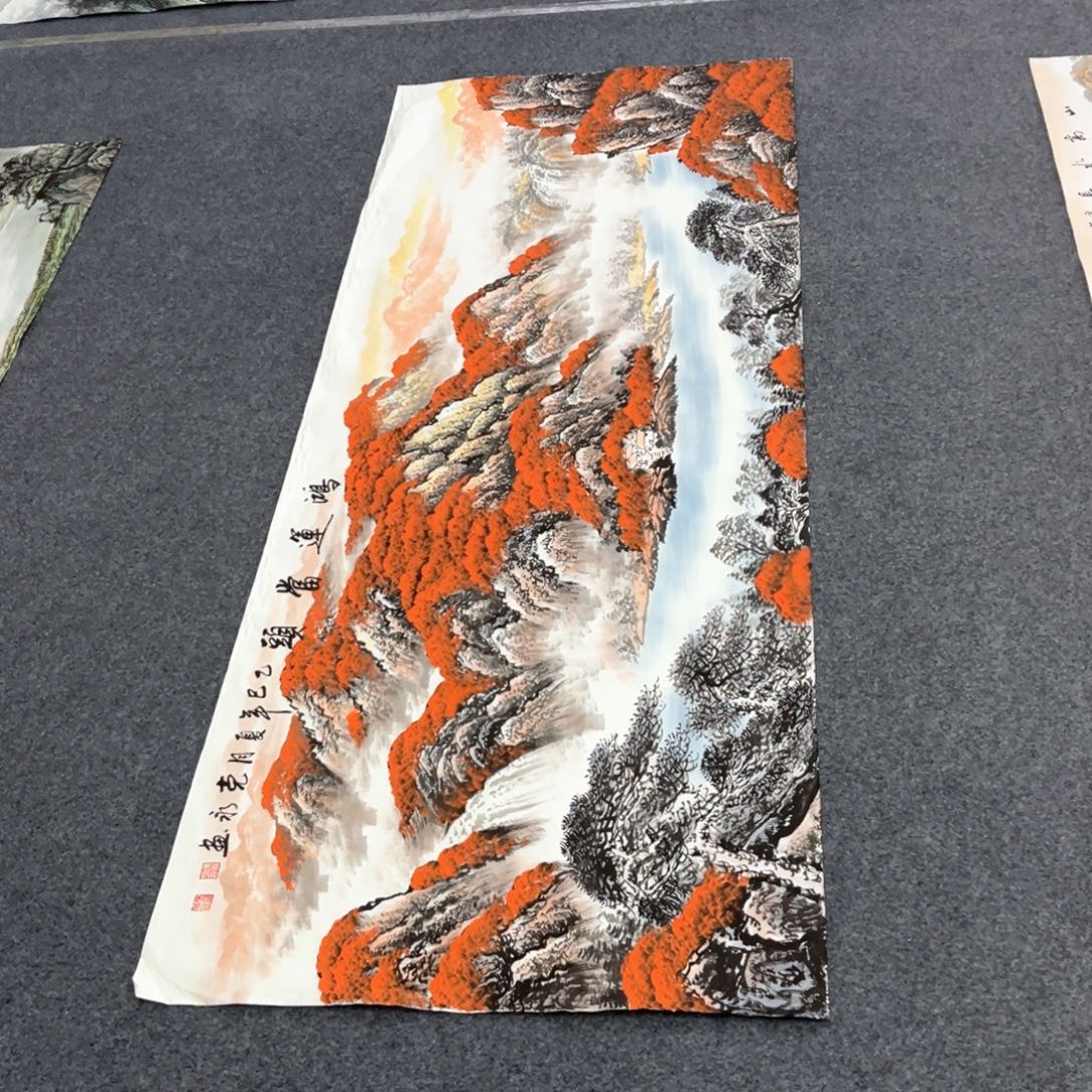 国画国画作品老师手绘
