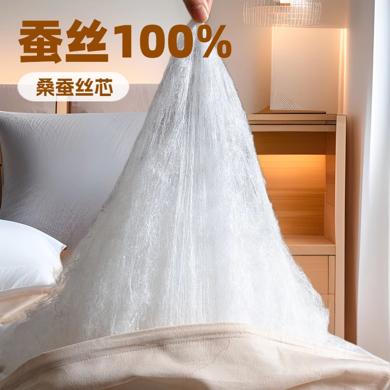 7A级 高端100%雅诗兰黛提花蚕丝被