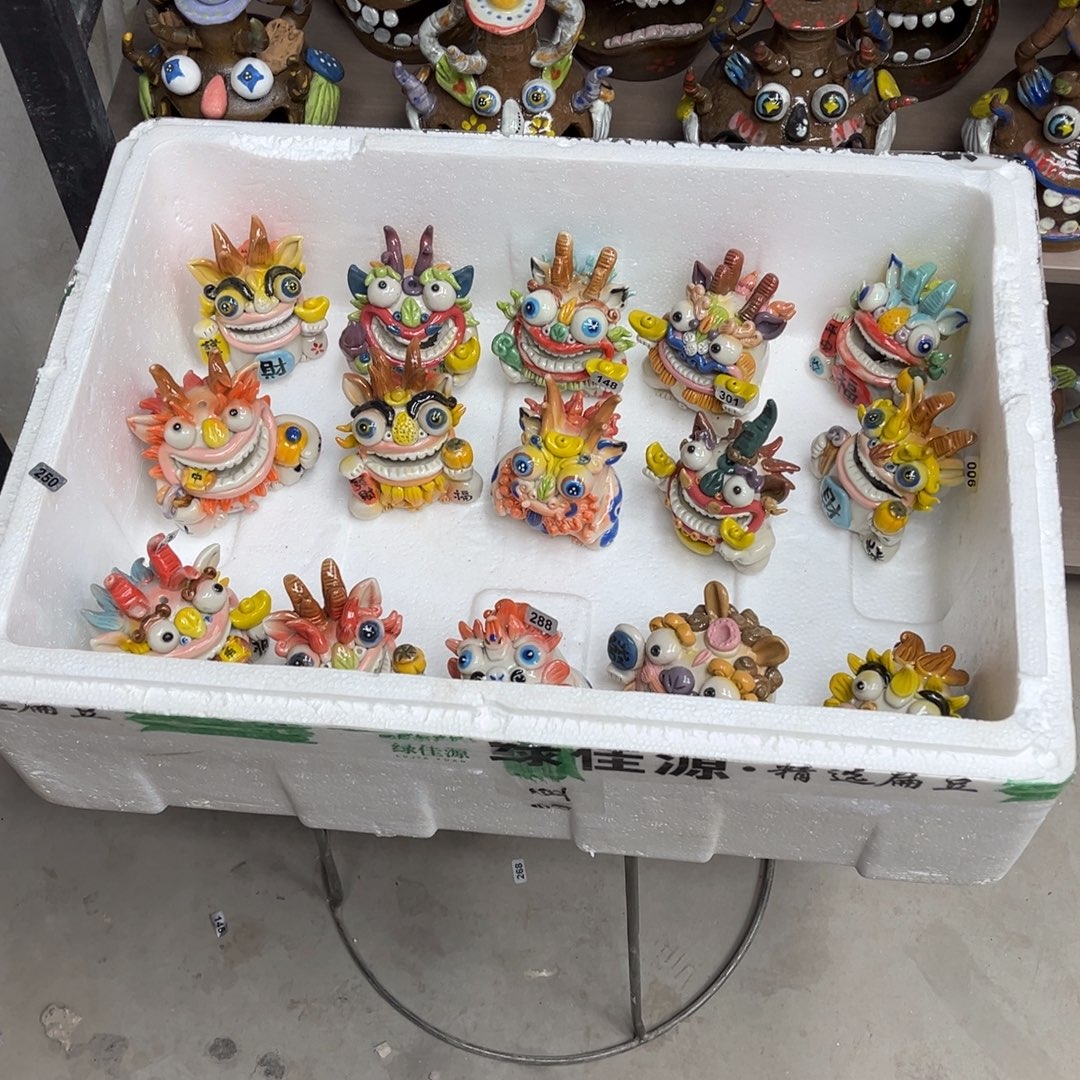 富***贵陶瓷纯手工抽象陶瓷摆件批发