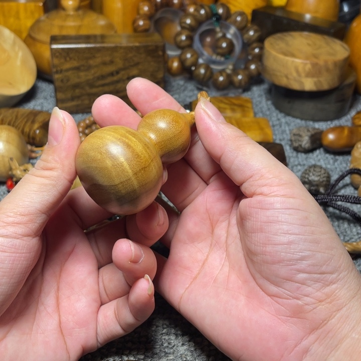 金丝楠枯木葫芦手把玩