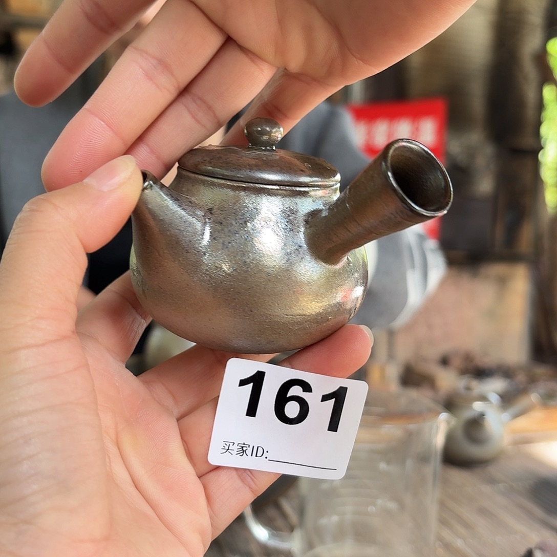 坭兴陶纯柴烧原矿泥料纯手工壶100毫升