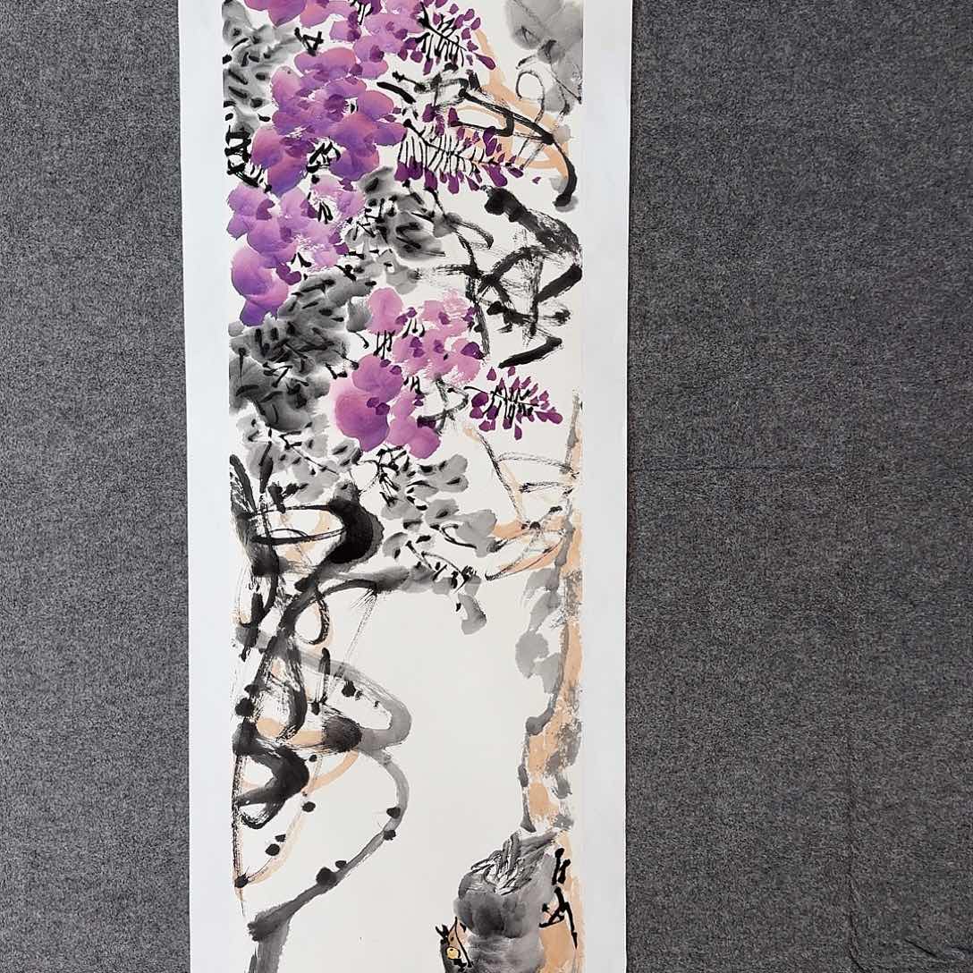 国画大雷老师手绘作品