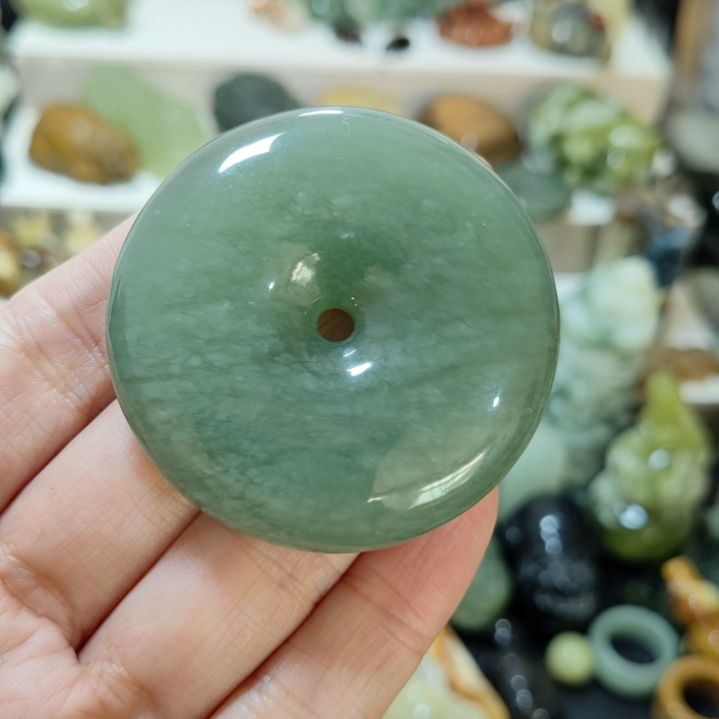 岫玉平安扣未镶嵌