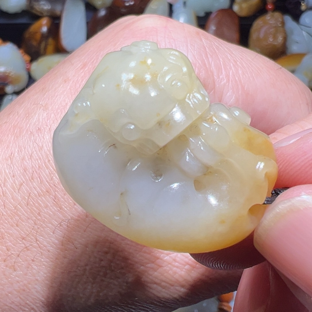 和田玉吊坠(不含链)未镶嵌S****程