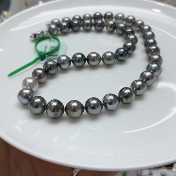 海水珍珠项链银S925镶嵌