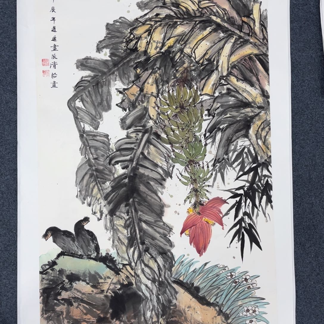 国画手绘画作品和绘画