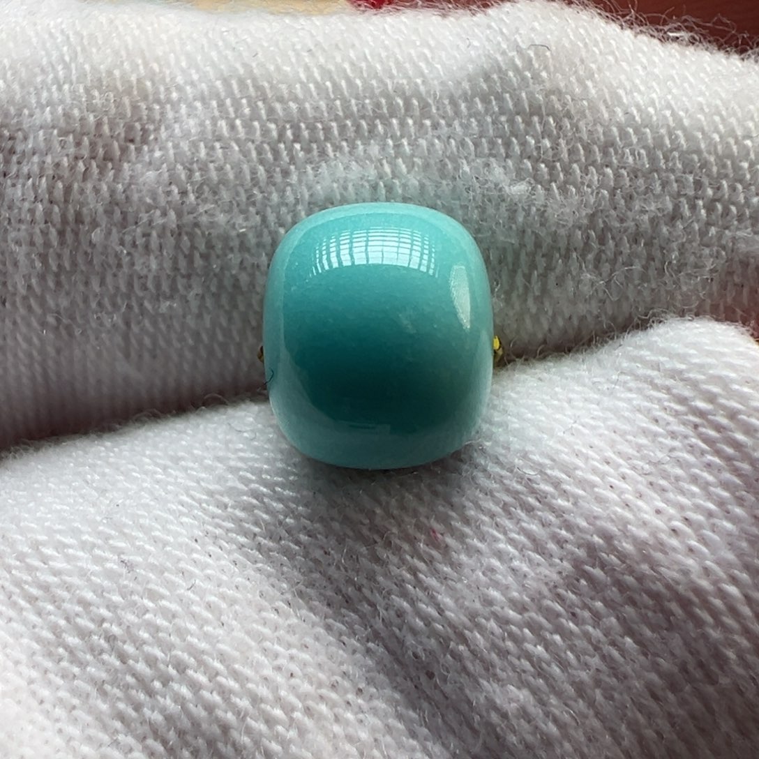 绿松石未镶嵌配饰7.8*6.6mm