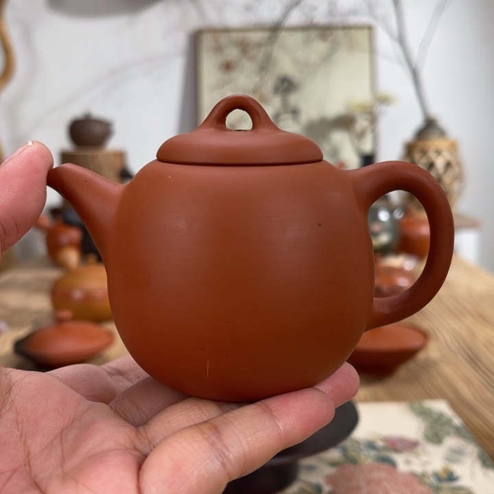 秋***来常滑益规手作茶壶