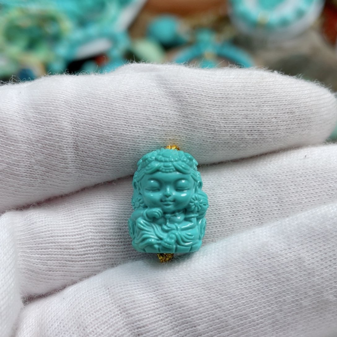 绿松石珠宝奇石未镶嵌