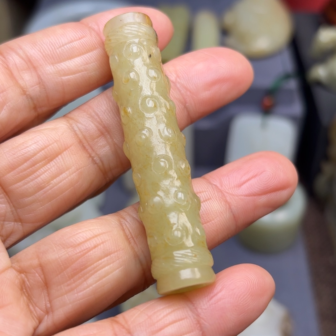 和田玉（糖玉）挂件未镶嵌