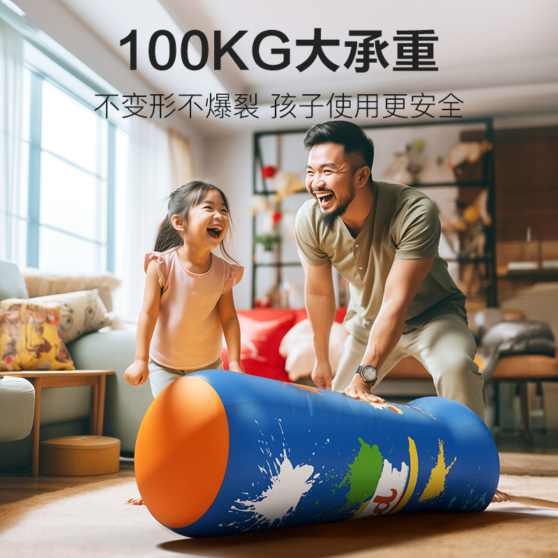 充气拳击柱不倒翁沙包散打跆拳道家用小孩子健身运动拳击沙袋