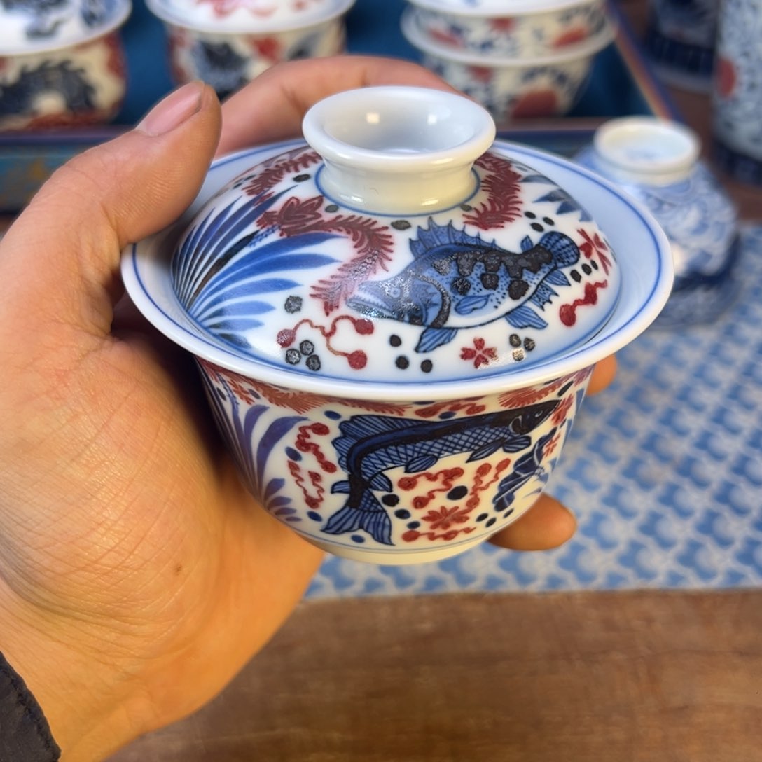 摆件景德镇手工手绘陶瓷