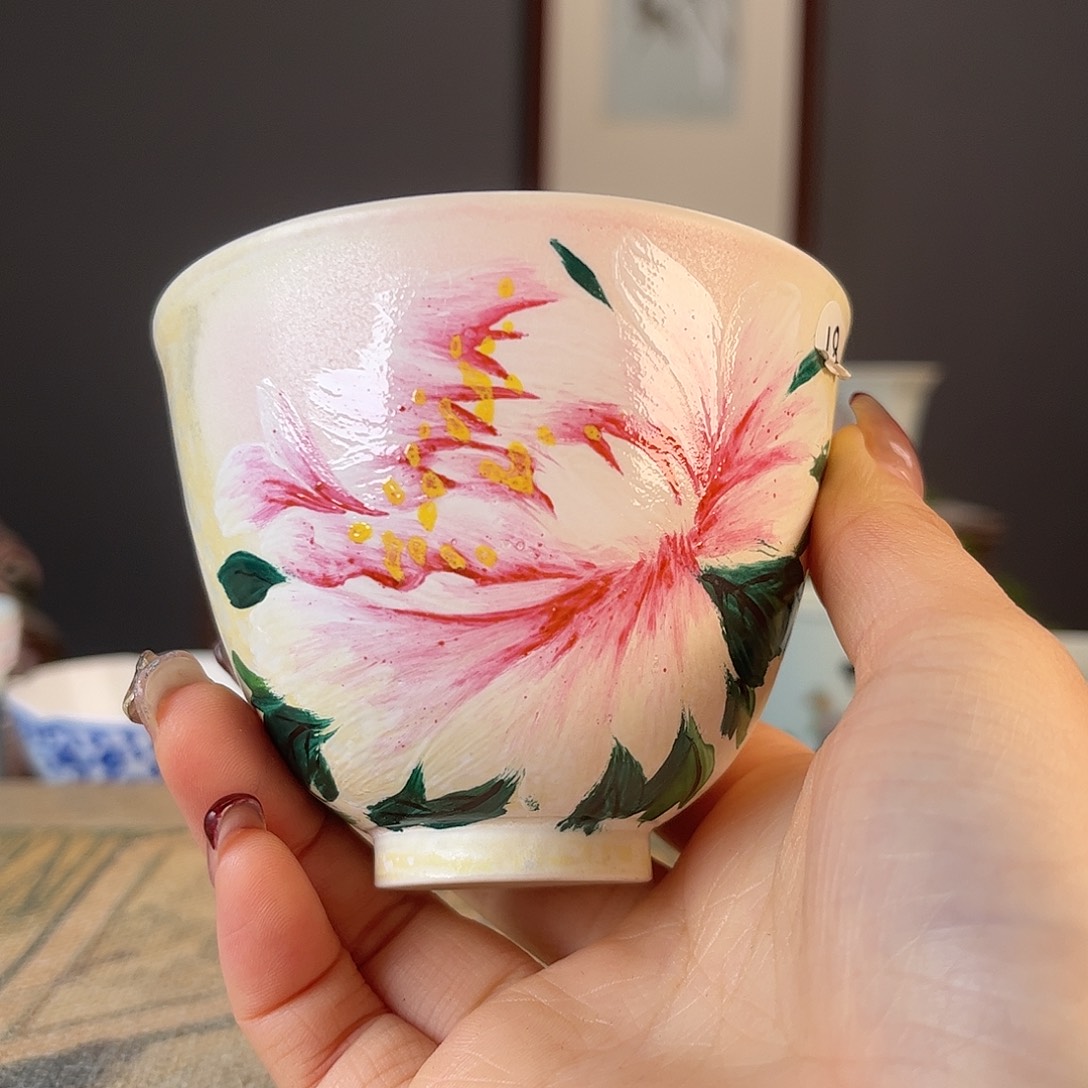 杯景德镇陶瓷茶杯多人