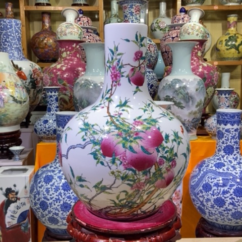 瓶景德镇陶瓷花瓶摆件