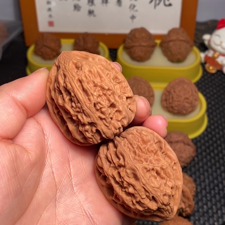 把件文玩核桃42鸡心