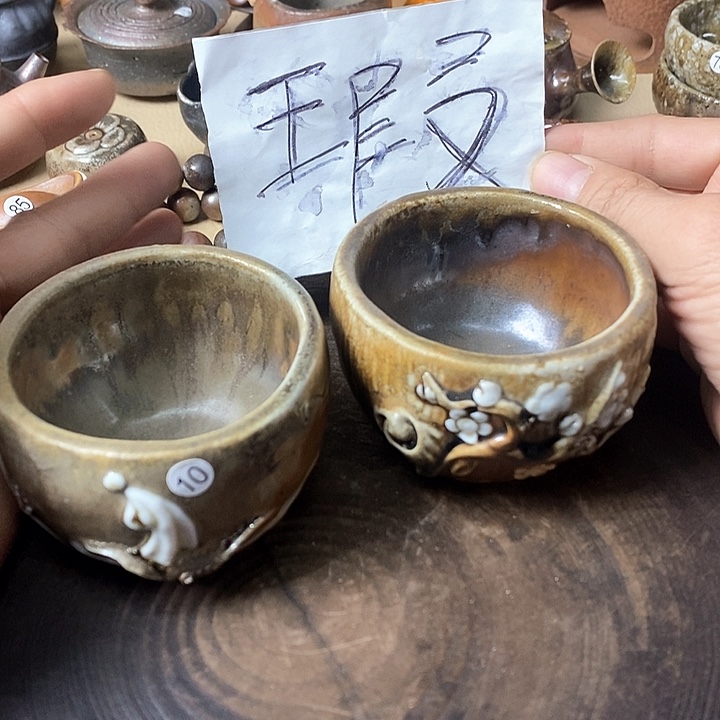 杯寻*手工粗陶、柴烧茶器