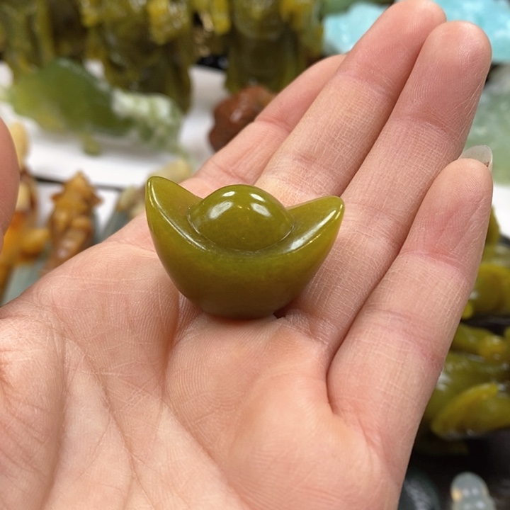蛇纹石玉手把未镶嵌