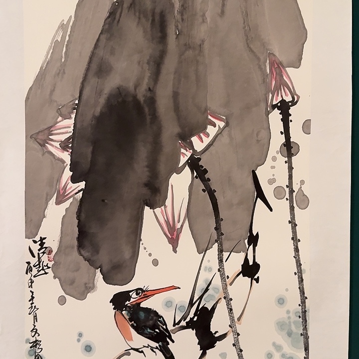 国画溥老师作品画作