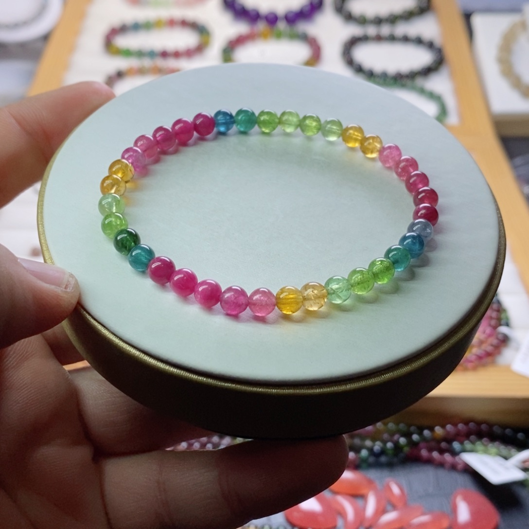 碧玺碧玺手链未镶嵌