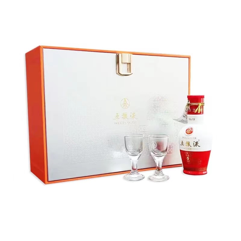 五粮液1618小酒版礼盒浓香型酒纯粮酿造绵柔口感52度50ML*1瓶