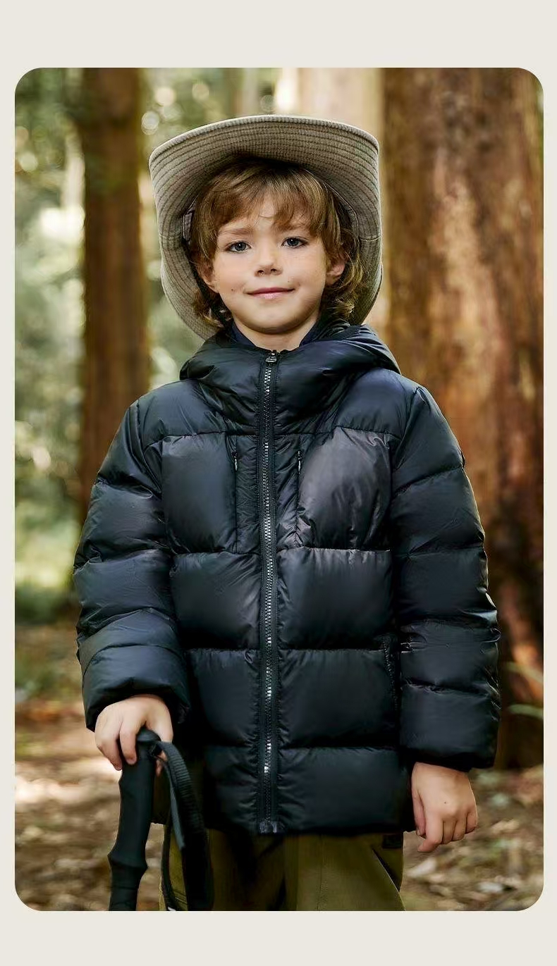 A57003黑 高端专柜高山羽绒服【110-170】