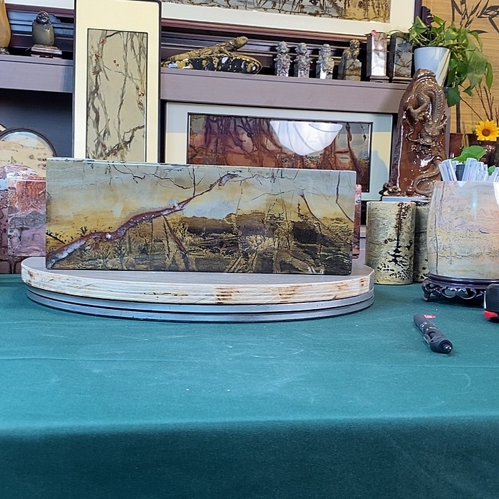 广西石广西国画石